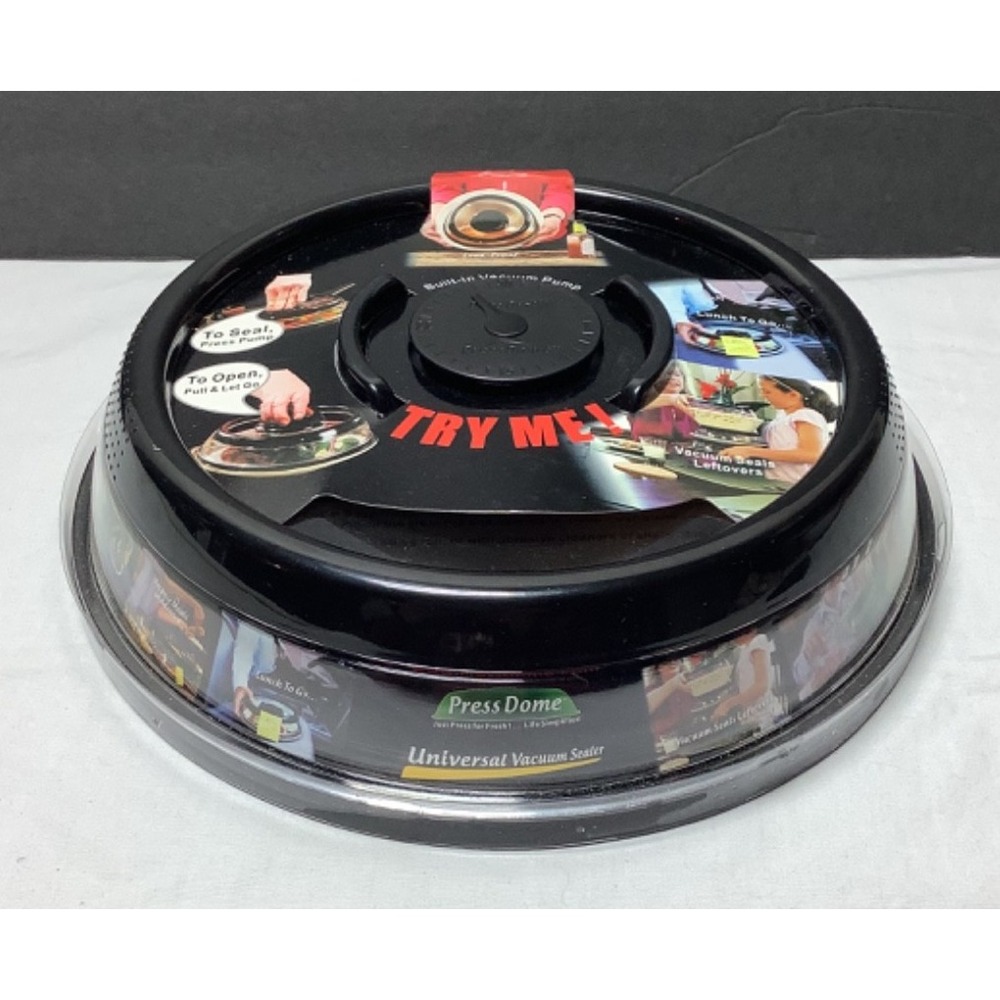 NEW Press Dome Universal Vacuum Air Tight Food Sealer 10" 2 pack